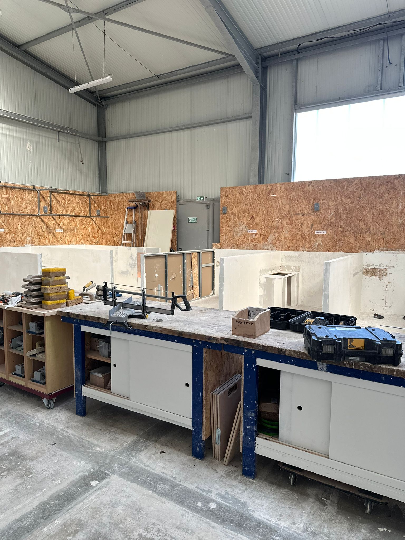 photo de l'atelier de revêtement